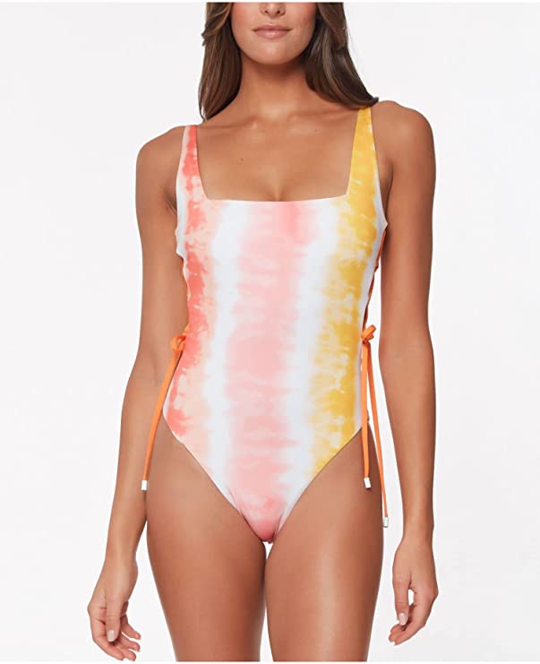 Sanctuary Tie Dye Stretch One Piece Swimsuit  Multicolor Size L