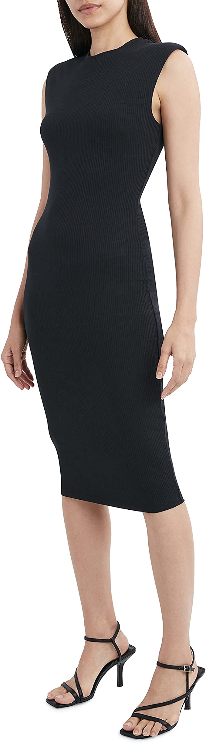BCBGeneration Women's Knit Rib Midi Dress   Size XS