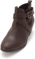 Style & Co. Womens Harperr Faux Leather Almond Toe Booties  Size: 6M