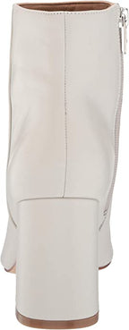 Marc Fisher Women's Fellie Fashion Boot  Color Ivory Leather Size 7.5M