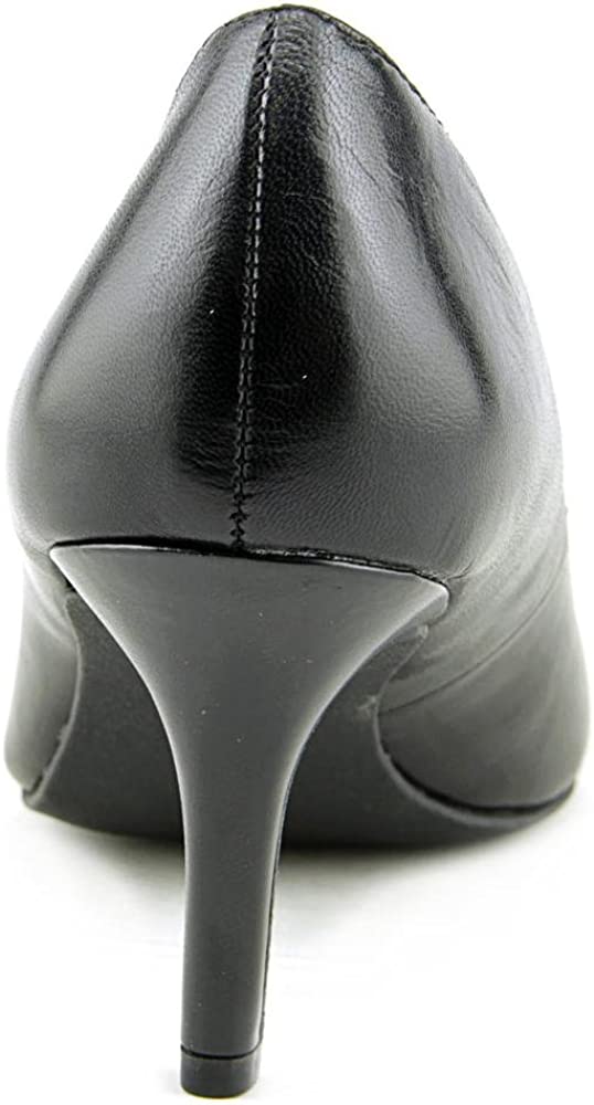 Alfani Women's Step N Flex Jeules Pumps  Color Black Leather Size 6.5M