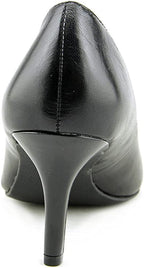 Alfani Women's Step N Flex Jeules Pumps  Color Black Leather Size 6.5M