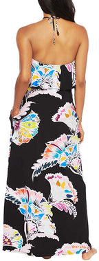 Trina Turk  Women's Maxi Dress Swim Cover-up  Color Multi/Seychelles  Size M