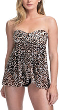 Profile by Gottex Women's Bandeau Flyaway One Piece Swimsuit Size 8
