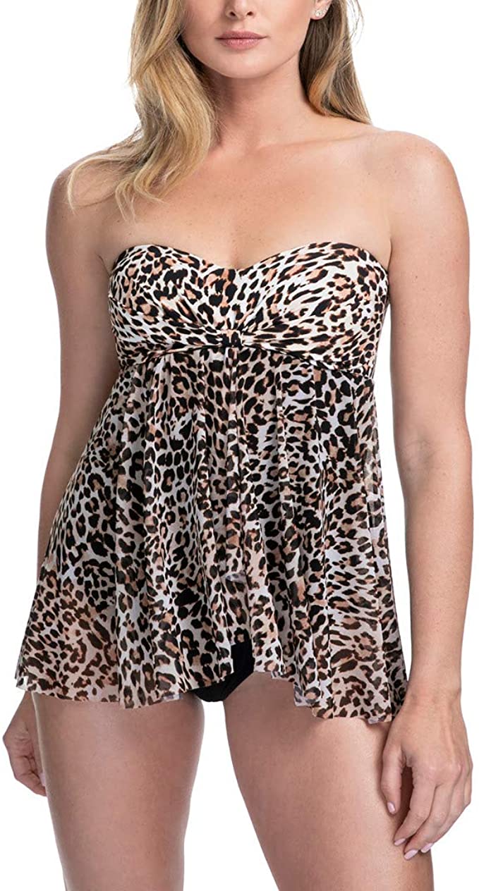 Profile by Gottex Women's Bandeau Flyaway One Piece Swimsuit Size 6