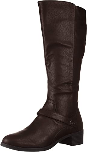 Easy Street Women's Jewel Mid Calf Boot  Color Brown Size 7.5M