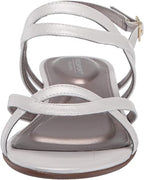 Rockport Women's Tm Zandra Slingback Wedge Sandal  Color White Size 9.5M