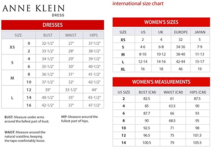 Anne Klein Women's V-Neck Belted Waist Wrap Dress  Color Anne Black/Rainshadow Combo Size 0