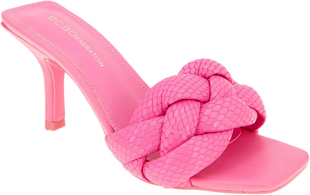 BCBGeneration Womens Marlino Mule  Color Bubblegum Breach Size 6.5M