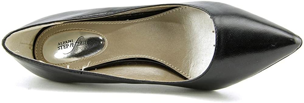 Alfani Women's Step N Flex Jeules Pumps  Color Black Leather Size 6.5M