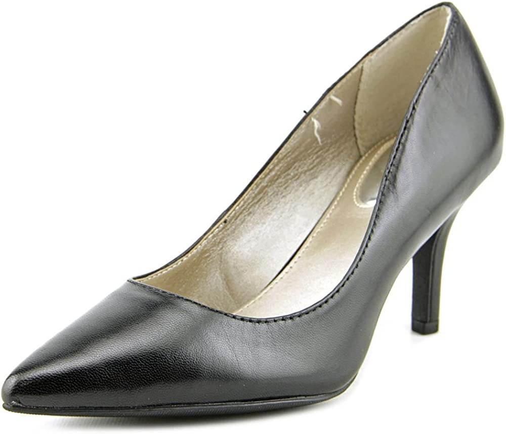Alfani Women's Step N Flex Jeules Pumps  Color Black Leather Size 6.5M