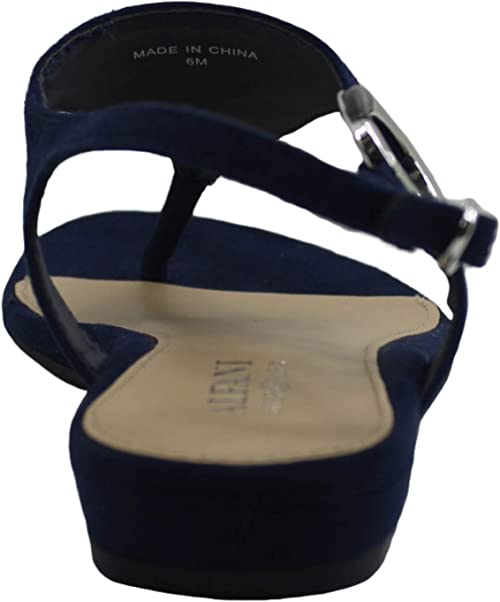 Alfani Women's Hayyden Solid Dressy Thong Sandals  Color Navy