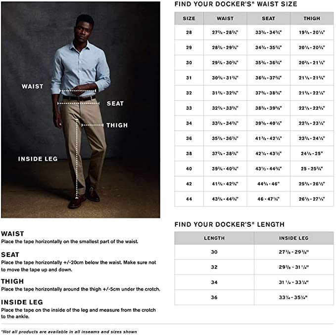Dockers Men's Classic Fit Signature Khaki Lux Cotton Stretch Pants  Color Cloud W34xL34