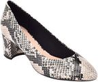 Evolve By Easy Spirit Women's Robin Slip On  Color Cream/Black Snake Size 7.5B(M)