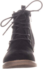 Style & Co Women's Rizio Lace-Up Ankle Booties  Color Black Size 5M