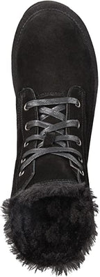STYLE & CO WOMENS ABBBAA COLD WEATHER LACE-UP BOOTS  Color Black SIZE 8M