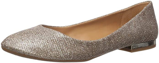 Jessica Simpson Women's Ginly Round-Toe Ballet Flats  Color Gold Size 6M