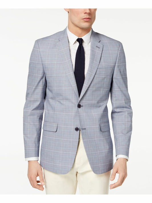 TOMMY HILFIGER Men’s Blue Plaid Jacket