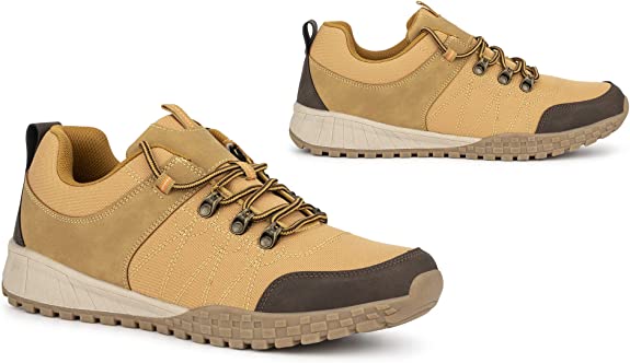 Reserved Footwear Mens Bruce Low Top Athletic Shoe Sneaker   Color Wheat Size 12M