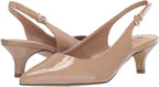 Bella Vita Women's Scarlett II Kitten-Heel Slingback Pumps  Color Nude Pattern Size 6.5M