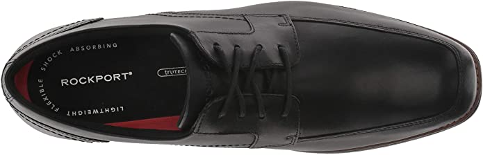 Rockport Men's Slayter Apron Toe Oxford Shoes  Black Size 8.5