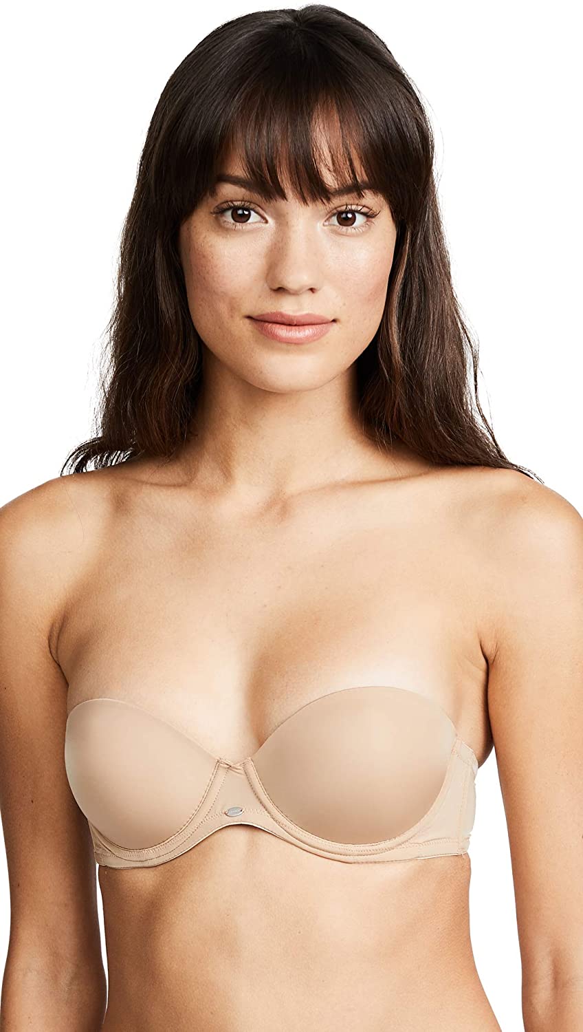 Calvin Klein Women's Naked Glamour Strapless Push Up Bra  Color Buff Size 36DD