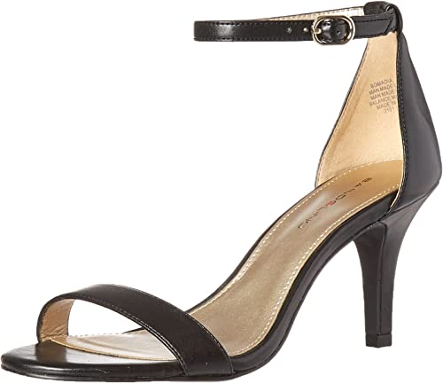 Bandolino Women's Madia Open Toe Ankle Strap Sandals  Color Black Size 10M
