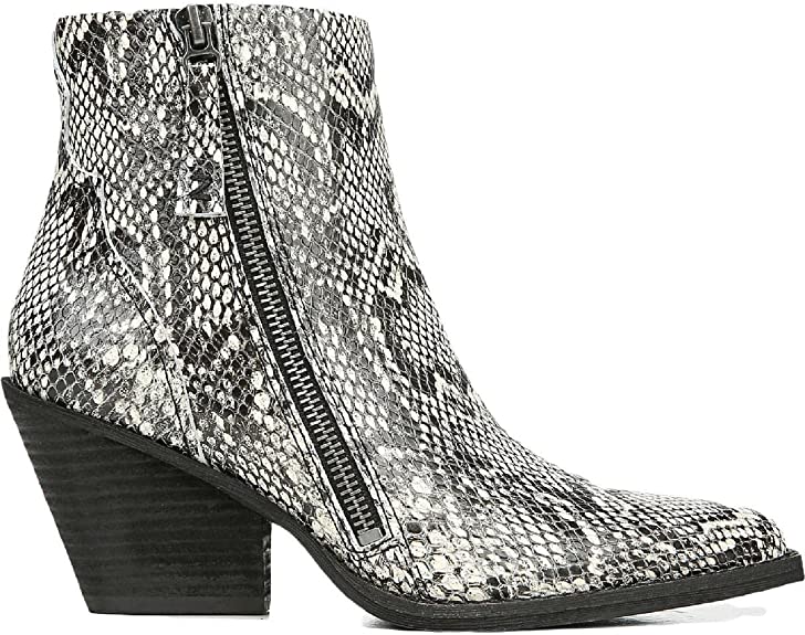 ZODIAC Women's Ramona Snake Print Leather Booties  Color Snake Size 6.5M