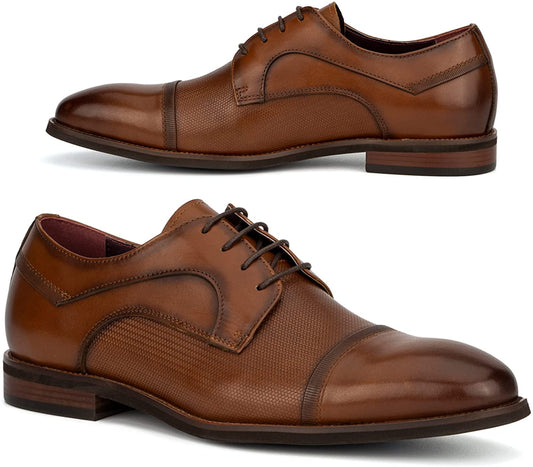 Vintage Foundry Co. Randolph Men’s Fashion Handcrafted Casual Oxford Shoes  Color: Tan/Tawny Size 10.5M