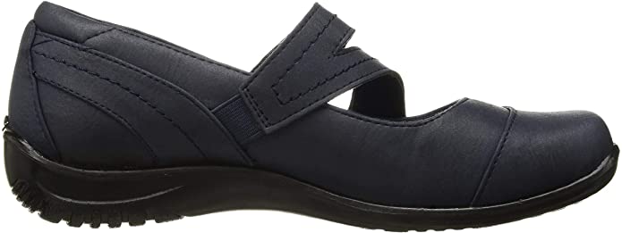 Easy Street Women's Mary Jane Flats  Color Navy Size 6WW
