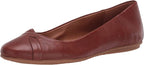 ZODIAC Women's Sadie Ballet Flat  Color Cognac Size 11M