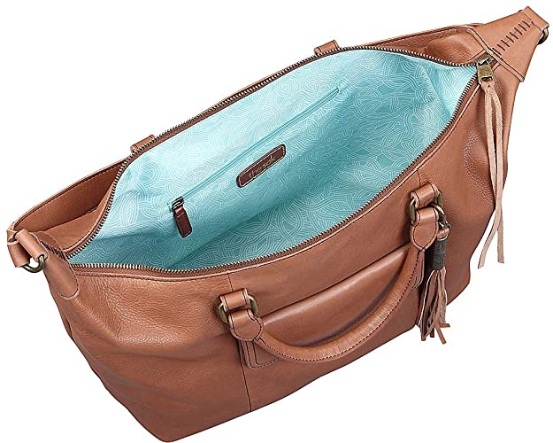 The Sak Sierra Leather Convertible Satchel Tobacco One Size