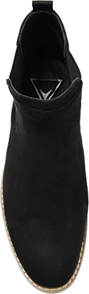 Vance Co. Mens Marshall Wide Width Chelsea Boots  Color Black Size 12W
