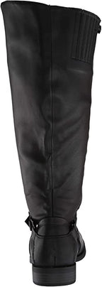 Easy Street Women's Quinn Plus Plus Harness Boot  Color Black Size 6.5M (Wide Calf)
