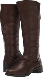 Easy Street Women's Jewel Mid Calf Boot  Color Brown Size 7.5M