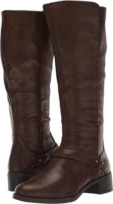 Easy Street Women's Jewel Plus Wide Mid Calf Boot  Color Brown Size 8.5M