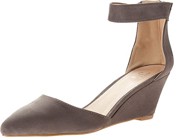 Journee Collection Women's Pumps  Color Grey Size 7.5M