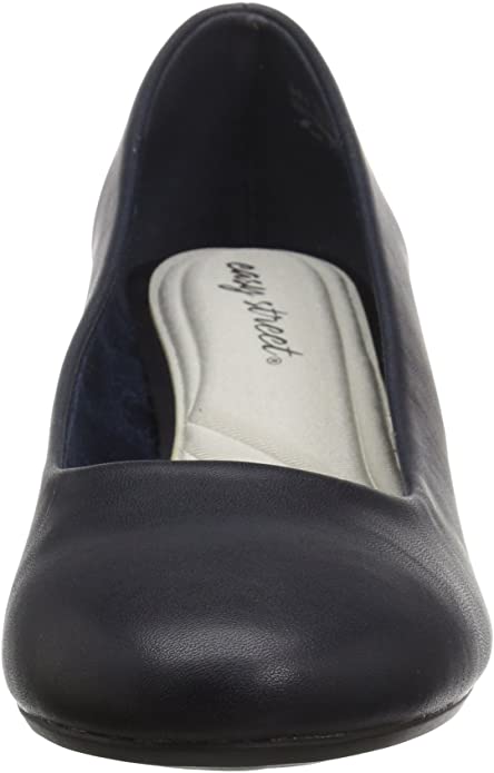 Easy Street Women's Proper Dress Pumps  Color Navy Size 7M