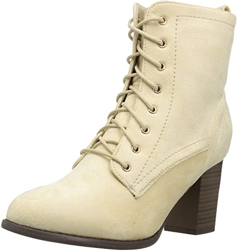JC Journee Collection Women's Bay Ankle Boots and Booties Color Bone Size 9