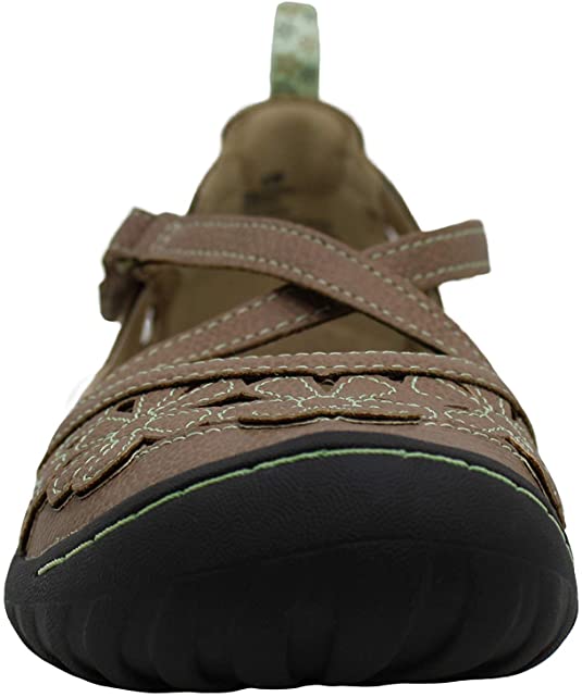 JSport Jambu JBU Rosie Fabric Closed Toe Walking Ankle Strap  Size 8M