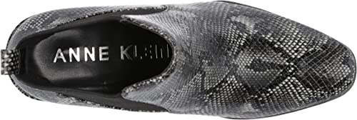 Anne Klein Women's Chelsea Bootie Boot  Color Black White Rep Size 8.5M