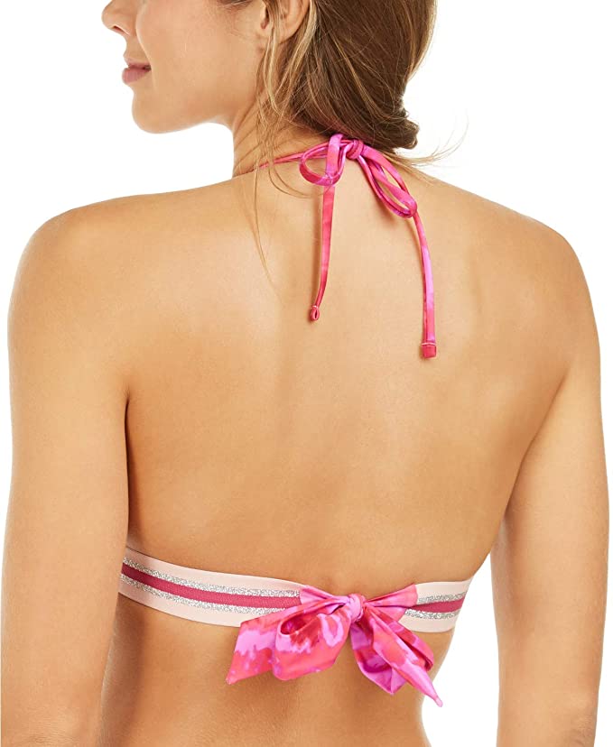 Hula Honey Women's Juniors Hana Push-Up Tie-Dye Swim Top Separates