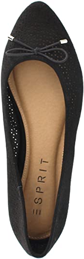 Esprit Women's Ballet Flat  Color Black Size 6M