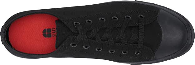 Shoes For Crews Mens Delray Sneakers  Color Black Canvas Size 13M