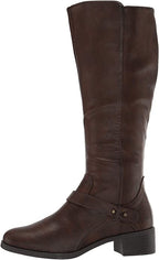 Easy Street Women's Jewel Mid Calf Boot  Color Brown Size 7.5M