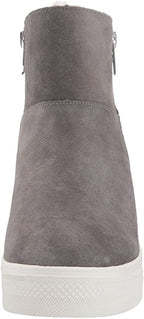 Steve Madden Women's Wanda Sneaker  Color Gray Suede Size 10M