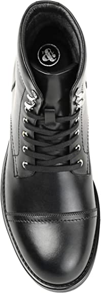 Thomas & Vine Men's Darko Cap Toe Ankle Boot  Color Black Size 11.5W