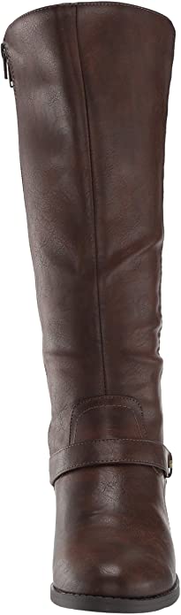 Easy Street Women's Jewel Plus Wide Mid Calf Boot  Color Brown Size 8.5M
