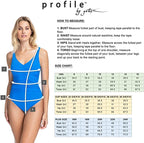 Profile by Gottex Women's Bandeau Flyaway One Piece Swimsuit  Color Tropicana Multi Size 8