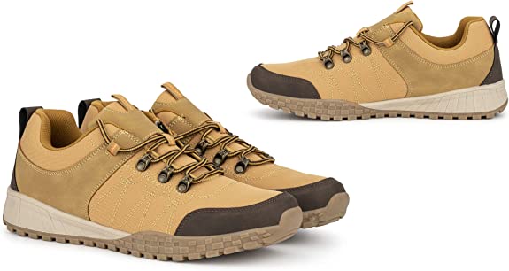 Reserved Footwear Mens Bruce Low Top Athletic Shoe Sneaker   Color Wheat Size 12M